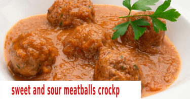 sweet and sour meatballs crockp